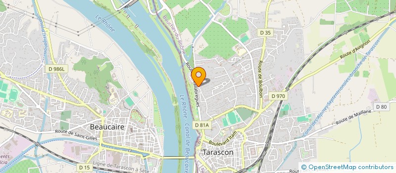 localisation de l'entreprise SCI ALPICORO  TARASCON