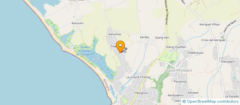 localisation de l'entreprise SCI ALPIERRA  TREGUNC