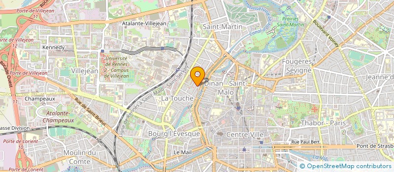 localisation de l'entreprise SCI ALPIGLISS  RENNES