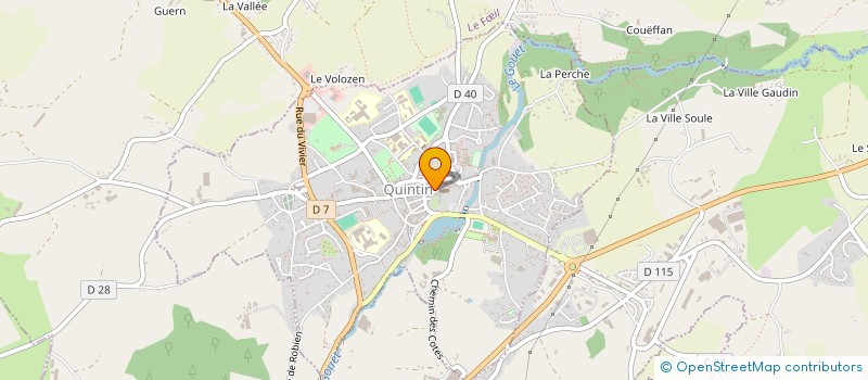 localisation de l'entreprise SCI ALPIMA  QUINTIN