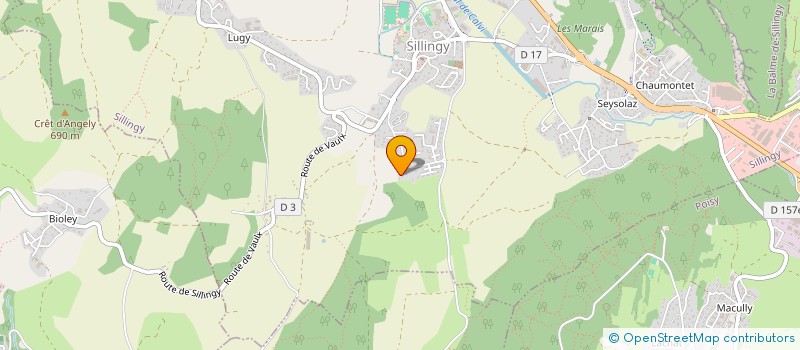 localisation de l'entreprise SCI ALPINA-2300  SILLINGY