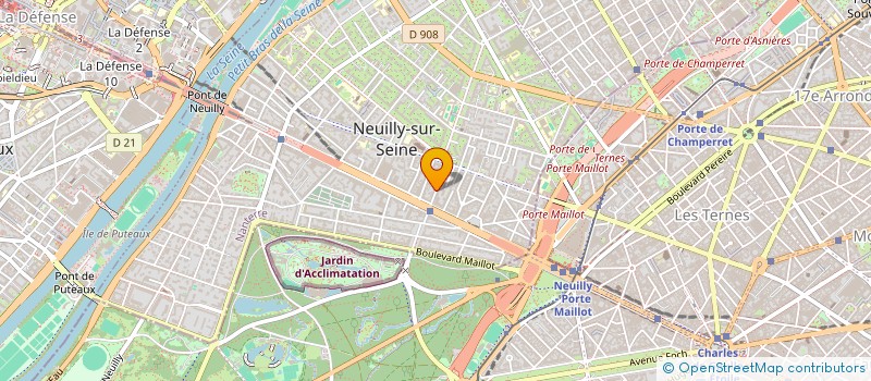 localisation de l'entreprise SCI ALPINA  NEUILLY-SUR-SEINE
