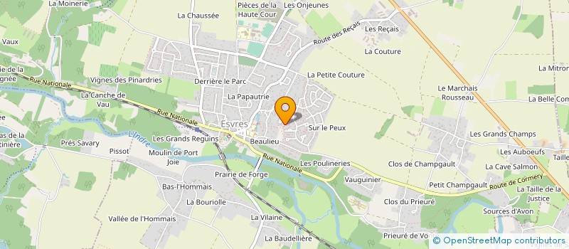 localisation de l'entreprise SCI ALPINADO  SAINT-PIERRE-DES-CORPS