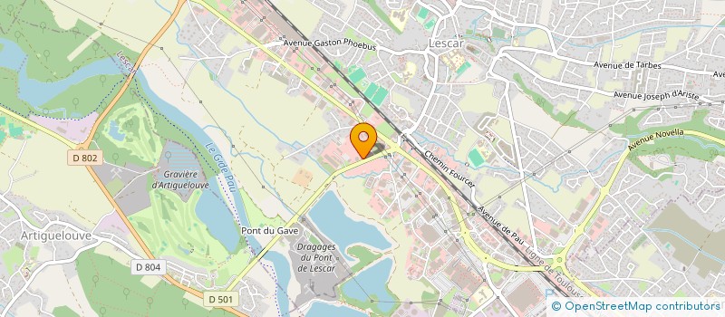 localisation de l'entreprise SCI ALPINE  LESCAR