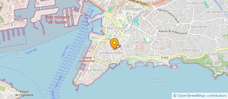 localisation de l'entreprise SCI ALPINE  TOULON