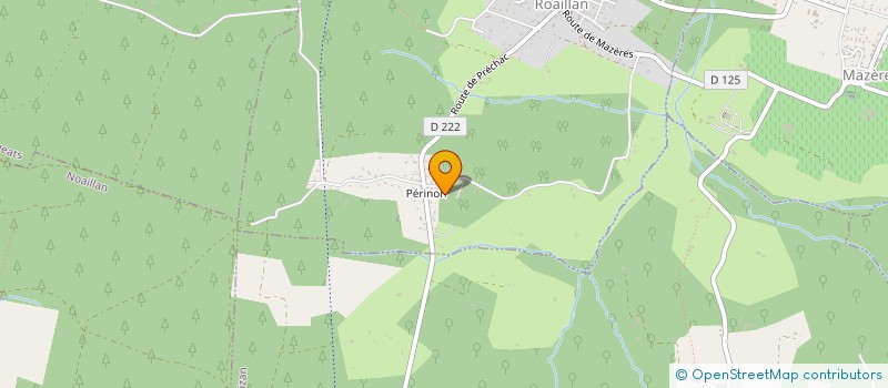 localisation de l'entreprise SCI ALPINE  CASTETS ET CASTILLON