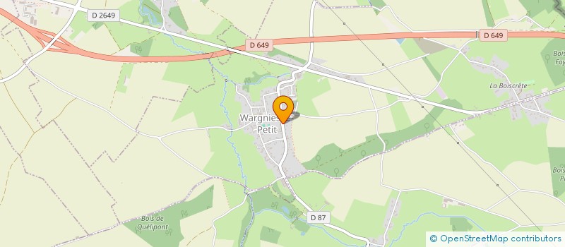 localisation de l'entreprise SCI ALPINE à WARGNIES-LE-PETIT