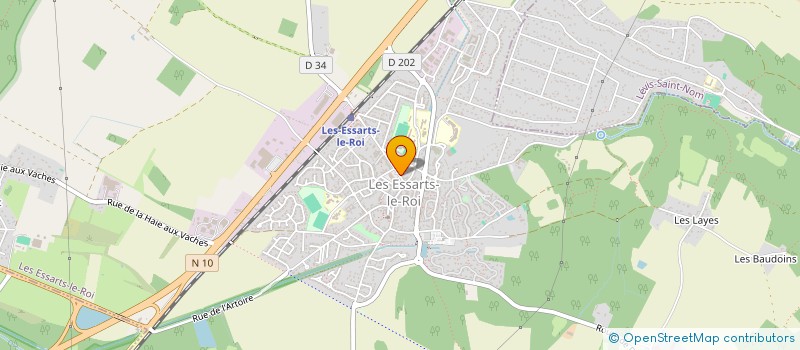 localisation de l'entreprise SCI ALPINE 98  LES ESSARTS-LE-ROI