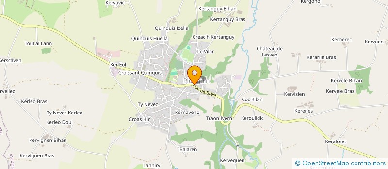 localisation de l'entreprise SCI ALPIX  PLOUGUIN