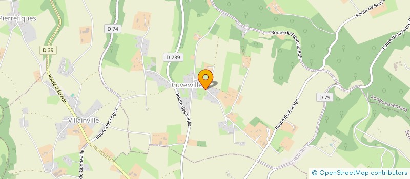 localisation de l'entreprise SCI ALPK  CUVERVILLE