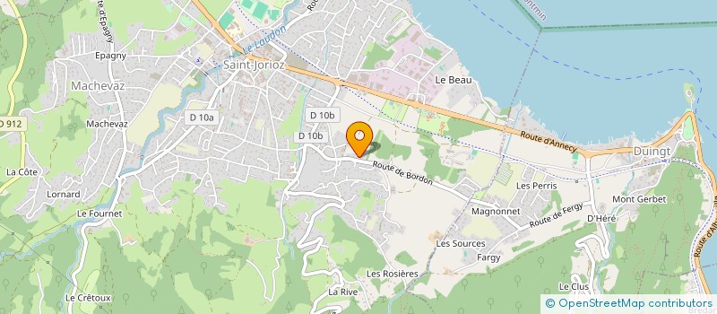 localisation de l'entreprise SCI ALPOXYGENE à SAINT-JORIOZ