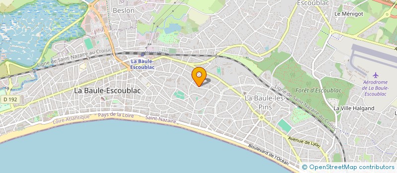 localisation de l'entreprise SCI ALPYMMA à LA BAULE-ESCOUBLAC