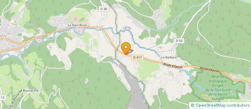 localisation de l'entreprise SCI ALPYNE  GERARDMER