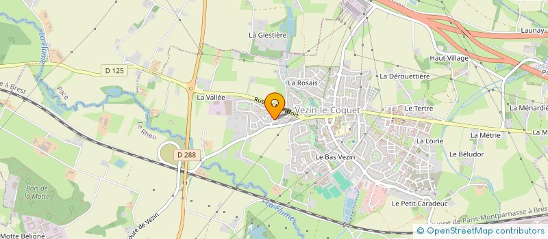 localisation de l'entreprise SCI ALR 35  VEZIN-LE-COQUET