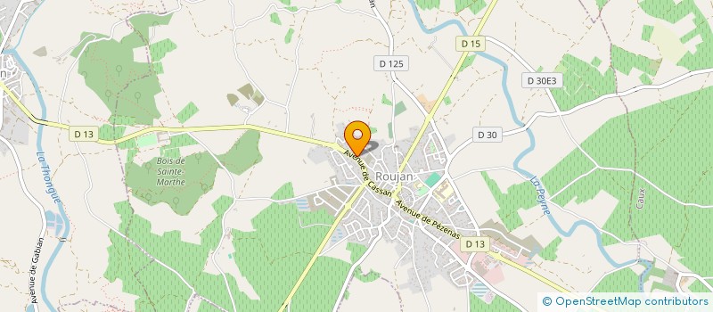 localisation de l'entreprise SCI ALRAM  ROUJAN