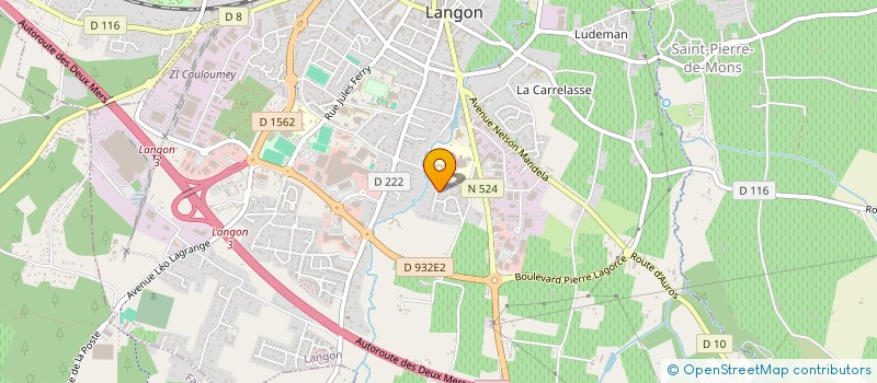 localisation de l'entreprise SCI ALRIC INVEST à LANGON