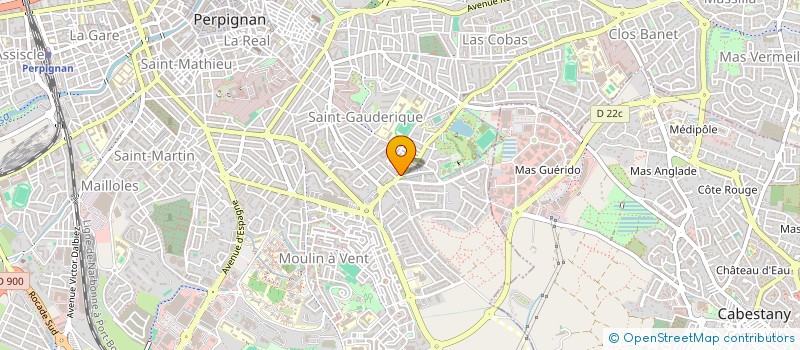 localisation de l'entreprise SCI ALRO  PERPIGNAN