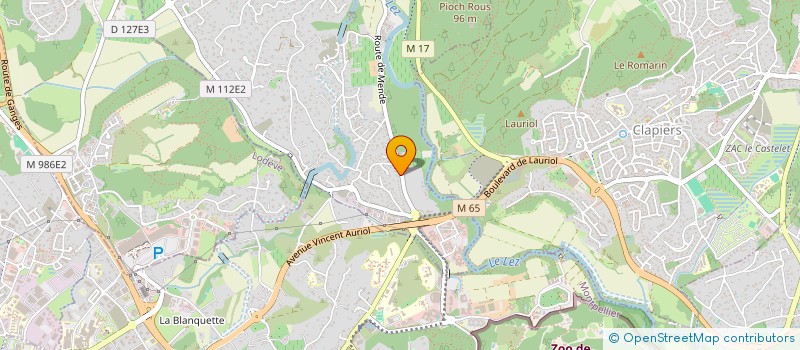 localisation de l'entreprise SCI ALRO  MONTFERRIER-SUR-LEZ