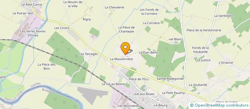 localisation de l'entreprise SCI ALRO TOURAINE  DESCARTES