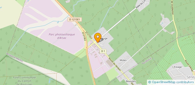 localisation de l'entreprise SCI ALROX  ARSAC