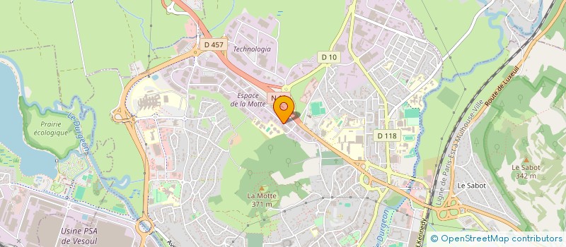 localisation de l'entreprise SCI ALS à VESOUL
