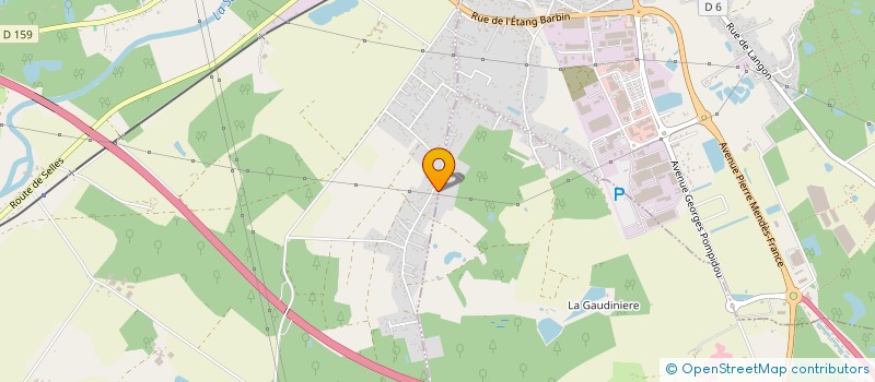 localisation de l'entreprise SCI ALS  PRUNIERS-EN-SOLOGNE