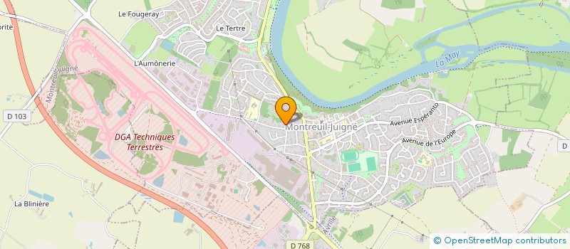 localisation de l'entreprise SCI ALS  MONTREUIL-JUIGNE