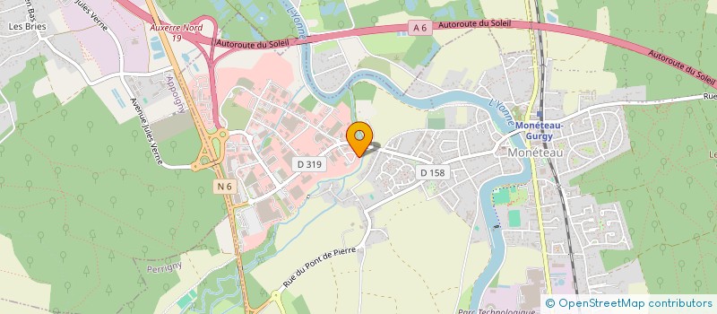 localisation de l'entreprise SCI ALS DES MACHERINS à MONETEAU