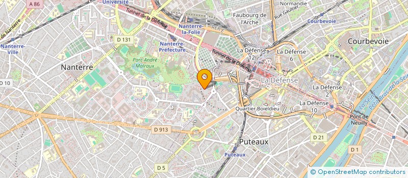 localisation de l'entreprise SCI ALS IMMO  NANTERRE