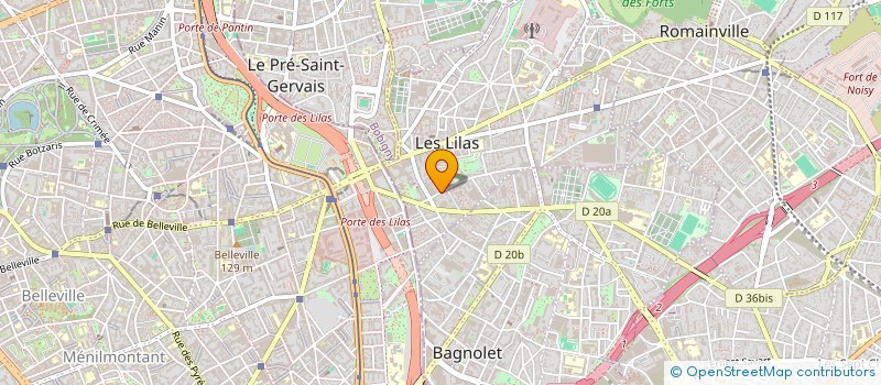 localisation de l'entreprise SCI ALS001 à LES LILAS