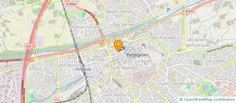 localisation de l'entreprise SCI ALSA à PERPIGNAN