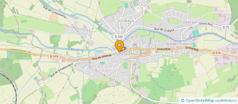 localisation de l'entreprise SCI ALSA  VAL-DE-MODER