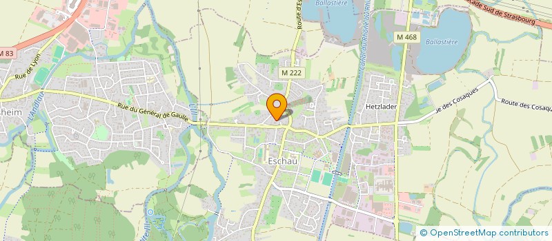 localisation de l'entreprise SCI ALSA  ESCHAU