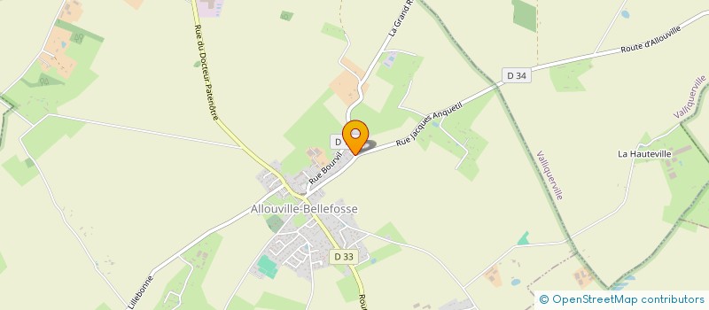 localisation de l'entreprise SCI ALSACAUX  ALLOUVILLE-BELLEFOSSE