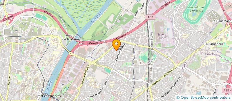 localisation de l'entreprise SCI ALSACE à ANGERS