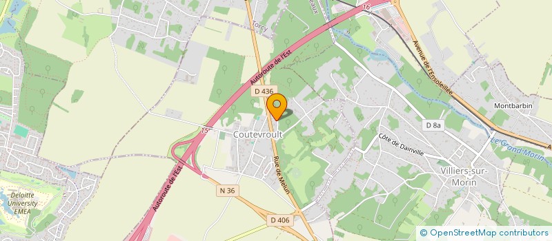 localisation de l'entreprise SCI ALSACE  PIERRE-LEVEE