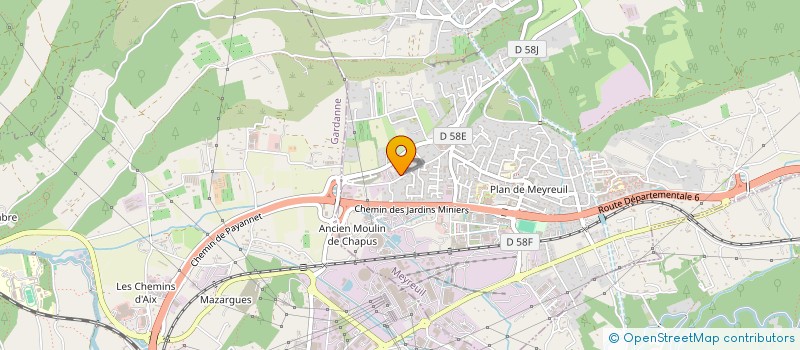 localisation de l'entreprise SCI ALSACE  MEYREUIL