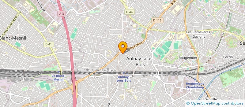 localisation de l'entreprise SCI ALSACE à AULNAY-SOUS-BOIS
