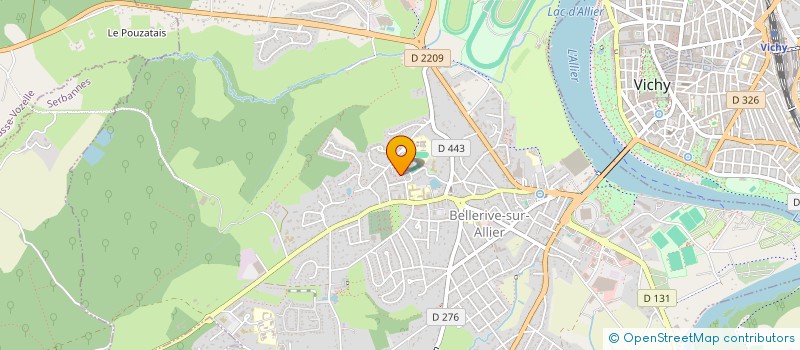 localisation de l'entreprise SCI ALSACE BOURBONNAIS  BELLERIVE SUR ALLIER