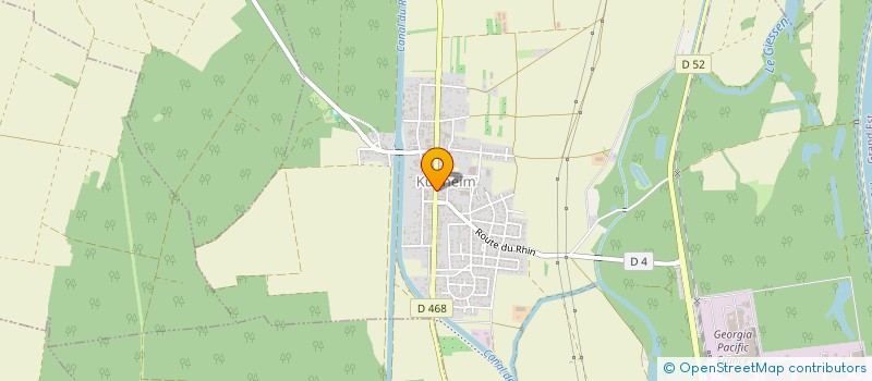 localisation de l'entreprise SCI ALSACE HORIZONS  PORTE DU RIED