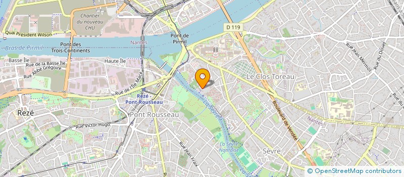 localisation de l'entreprise SCI ALSACE LORRAINE 44 à NANTES