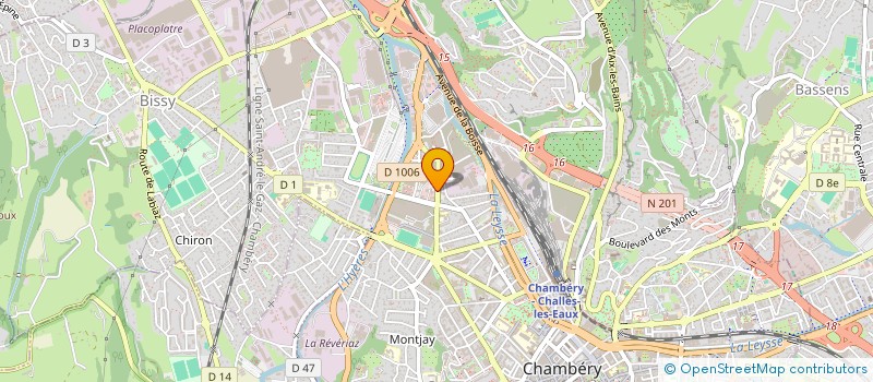 localisation de l'entreprise SCI ALSACE LORRAINE CHAMBERY  CHAMBERY