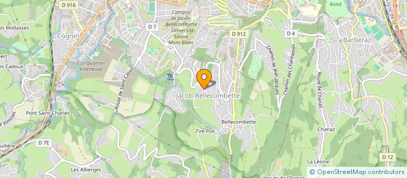 localisation de l'entreprise SCI ALSACE SAVOIE  JACOB-BELLECOMBETTE