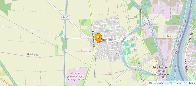 localisation de l'entreprise SCI ALSACIENNE  COLMAR