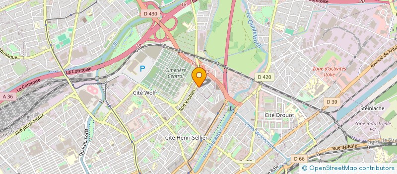 localisation de l'entreprise SCI ALSADROME  ILLZACH