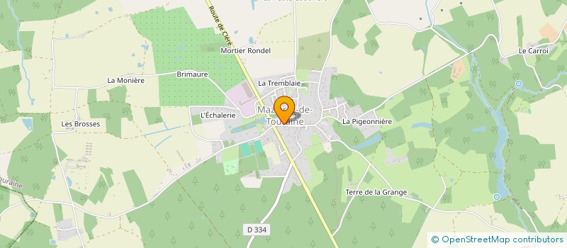 localisation de l'entreprise SCI ALSAGA  MAZIERES-DE-TOURAINE