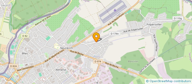localisation de l'entreprise SCI ALSALOR à SARREGUEMINES
