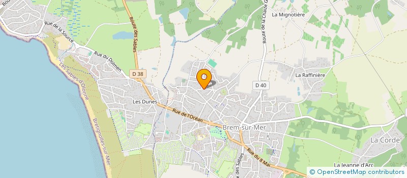 localisation de l'entreprise SCI ALSANCYAL à BREM-SUR-MER
