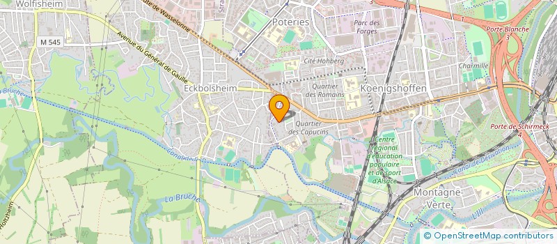 localisation de l'entreprise SCI ALSANICE  STRASBOURG