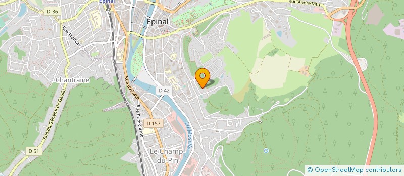 localisation de l'entreprise SCI ALSASAME à EPINAL